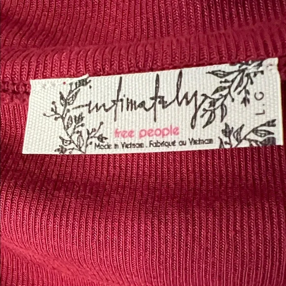 Free People shirred Long Sleeve Top M-L - Picture 4 of 4